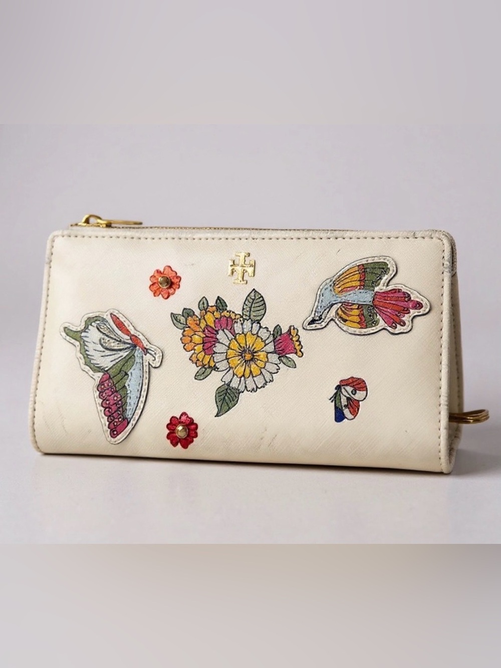 Tory Burch Emerson Appliqué Continental Wallet